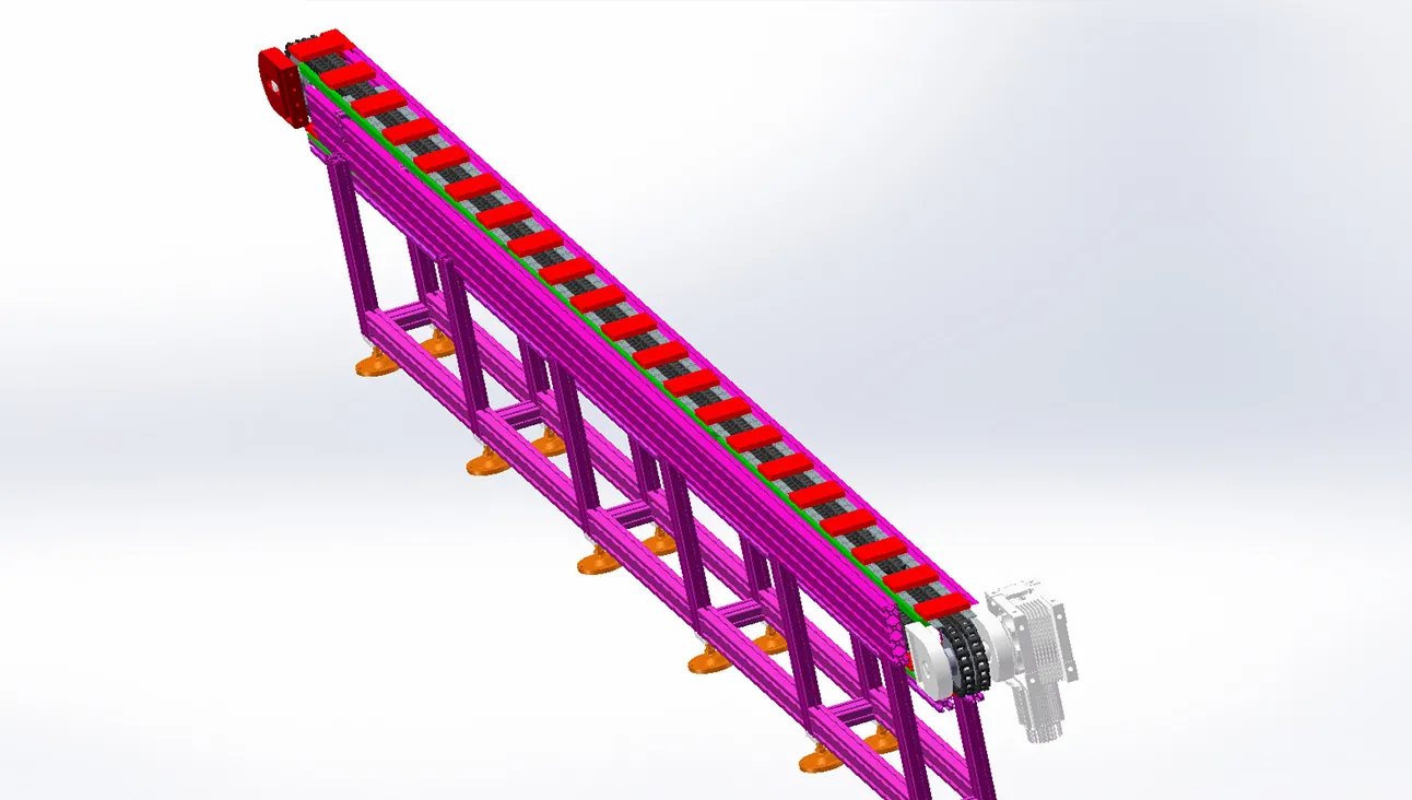 Double-Row Chain Conveyor Line