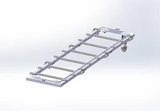 垂直安装，椭圆底板链条，环轨200，10/0T，轻载