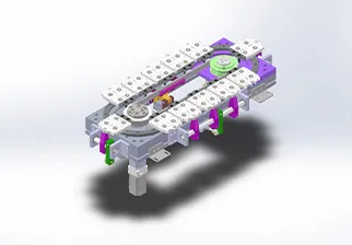 椭圆型材皮带，环形导轨255，12/8T，轻载