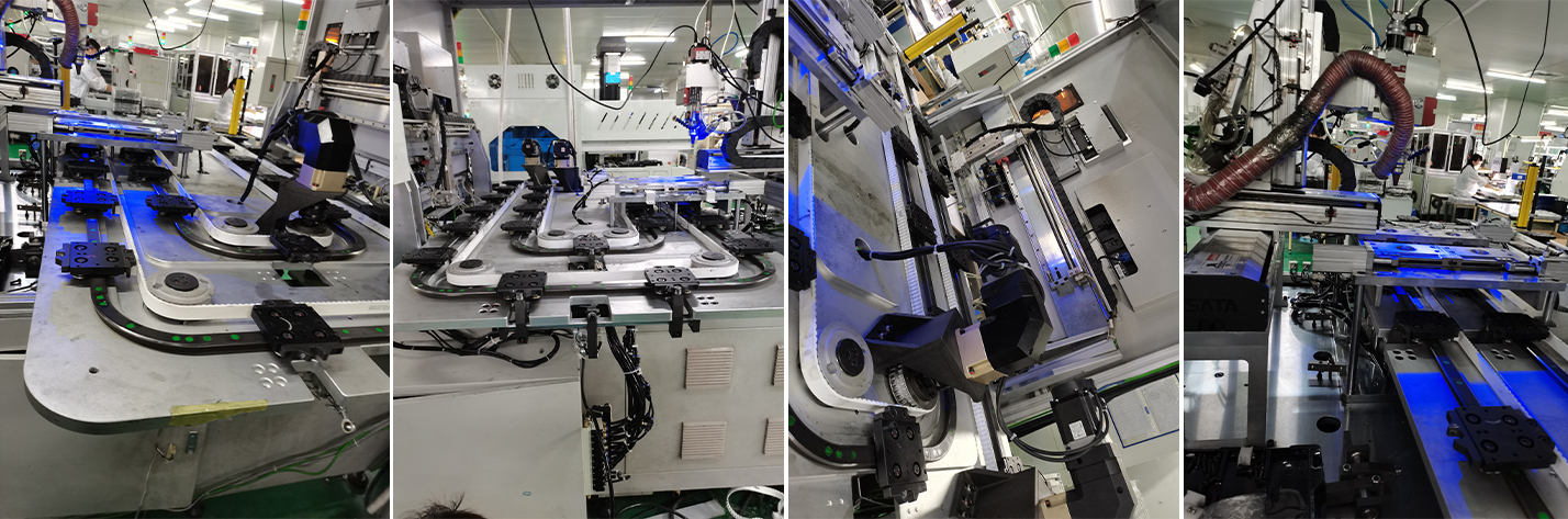 圆弧导轨输送线：用于动力电池智能制造的环形导轨传动系统