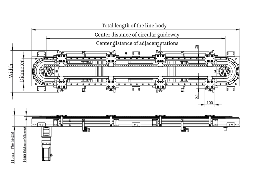 High - Precision Ring Guide Track